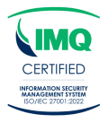 Datatex Consulting ISO/IEC 27001:2022 certified – IMQ certification badge